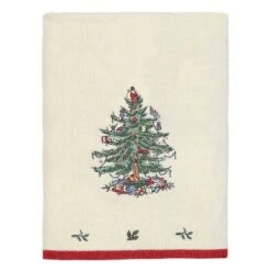 Avanti Spode Tree Red Bath Towel Red - Red