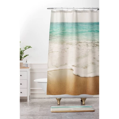 Bree Madden Ombre Beach Shower Curtain Buff Beige - Deny Designs